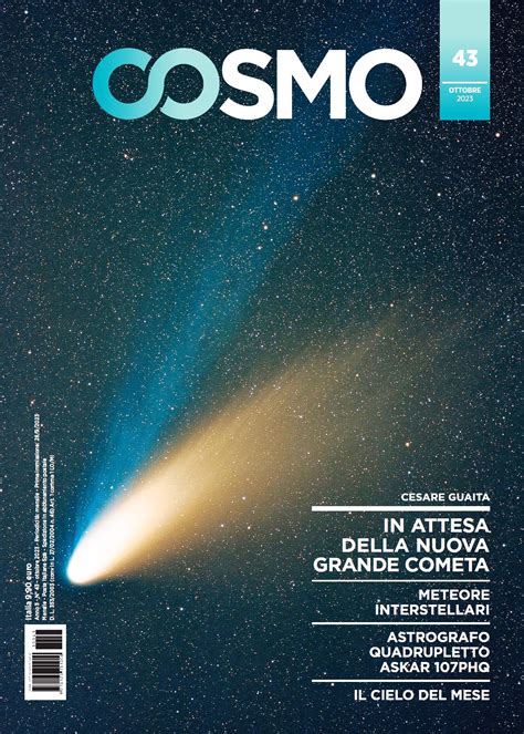 E In Edicola Il Numero Di Ottobre Di Cosmo Unione Astrofili Italiani