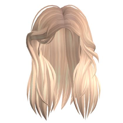 Scruffy Blowout Hair In Blonde Roblox Item Rolimon S