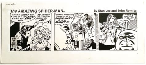 John Romita S Amazing Spider Man The Daily Strips Artist S Edition