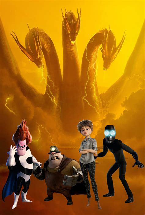 Incredibles Villains and King Ghidorah by GameUnleasher57 on DeviantArt