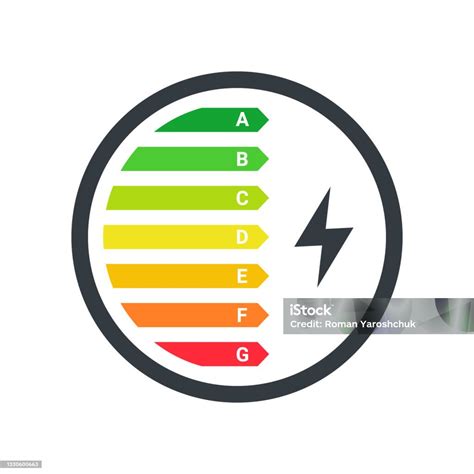 Energy Efficiency Logo Energy Efficiency Rating Classification Graph