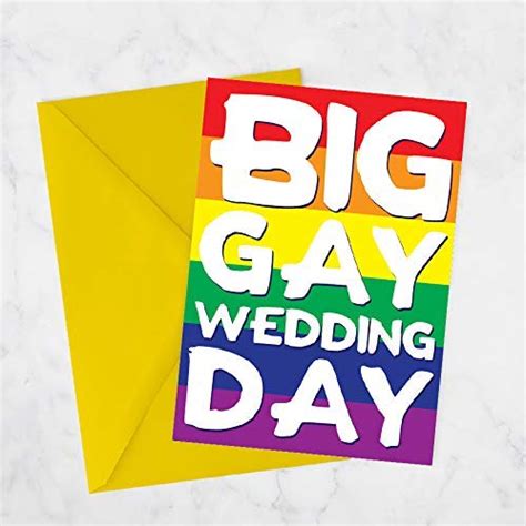 Gay Wedding Day Card Lgbt Wedding Card Same Sex Marriage Cards Mr