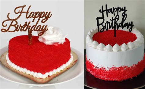 Happy Birthday Red Cake