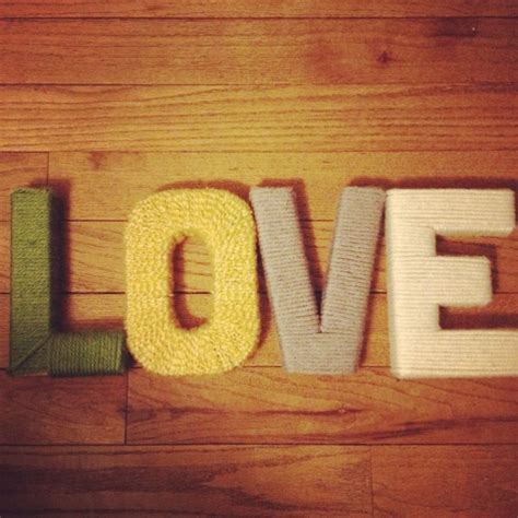 Yarn Wrapped Cardboard Letters Cardboard Letters Fun Crafts Crafts