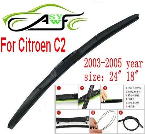 Free Shipping Car Wiper Blade For Citroen C Year Size