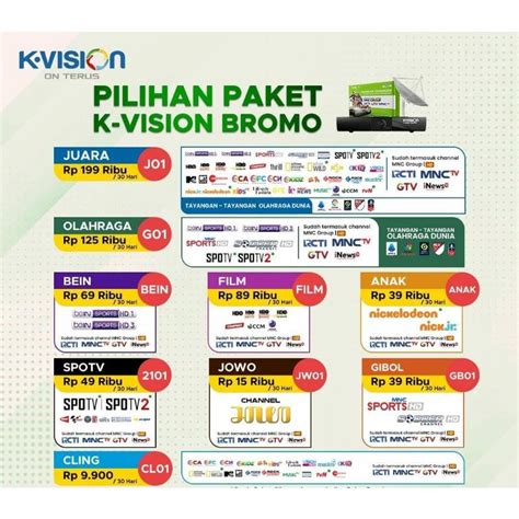 Jual K Vision Paket Joss Spotv Juara Bulan Shopee Indonesia