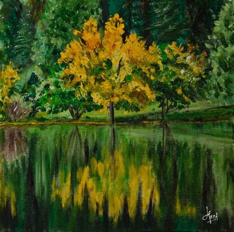 From My Canvas: Colors of Autumn - Acrylic painting