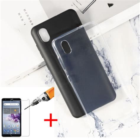 Case Cover Screen Protector Tempered Glass Film For Telstra Essential