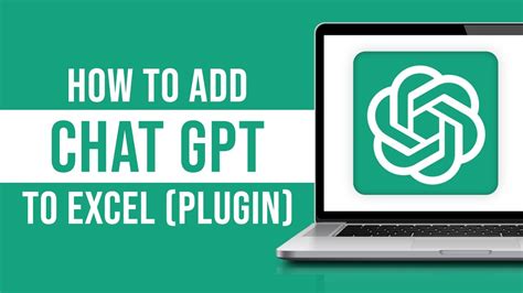 How To Add ChatGPT To Excel ChatGPT Excel Plugin YouTube