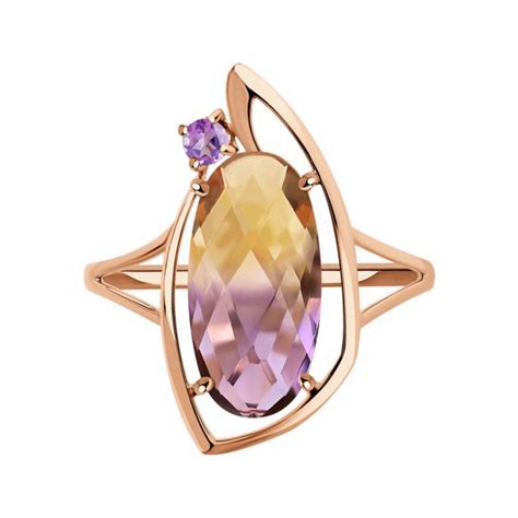 Sokolov Damenring Aus Rotgold Mit Amethyst Und Sitall Online Kaufen