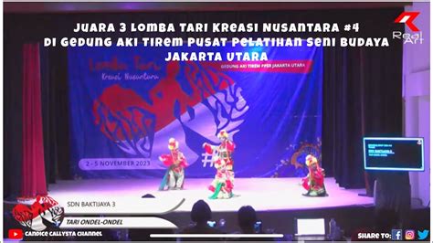 Vloganakkembar Kembar Nari Lagu Ondel Ondel Di Lomba Tari Kreasi