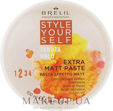 Brelil Style Yourself Hold Extra Matt Paste - Моделирующая паста для ...