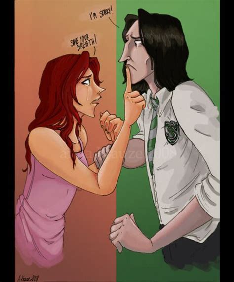 Severus Snape Lily Evans Fan Art Fan Arts Snape And Lily Severus