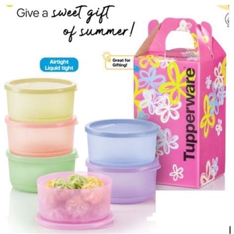 Tupperware Summer Fresh Round 530ml 6pcs Shopee Malaysia