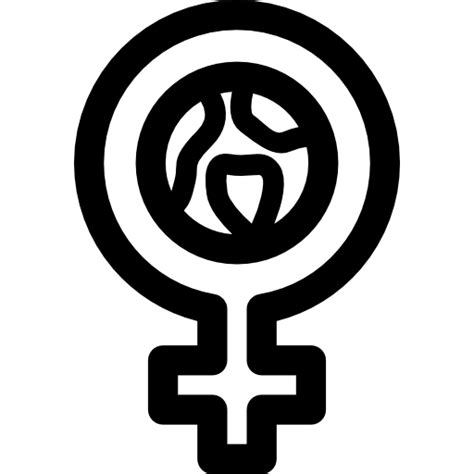 Femenine Curved Lineal Icon