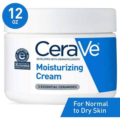 Cerave Moisturizing Cream Face And Body Moisturizer 12 Oz