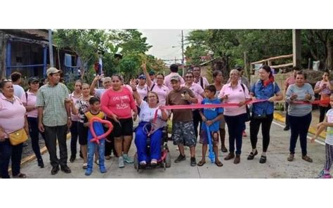 Gobierno Sandinista Inaugura M S Calles De Concreto Hidr Ulico En La