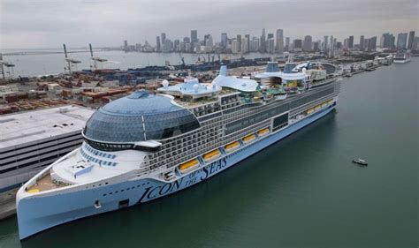 Icon Of The Seas Worlds Largest Cruise Ship Sets Sail