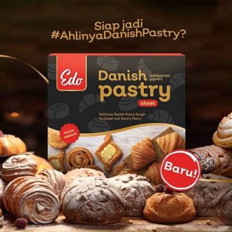 Jual Edo Danish Puff Pastry 750gr Isi 12 Sheet Lembar Shopee Indonesia