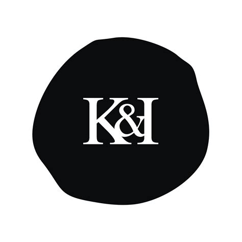 Ki Initial Logo Letter Brush Monogram Comapany Vector Art At