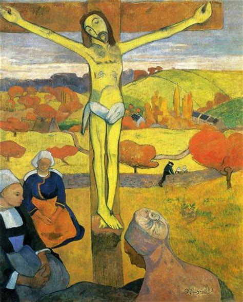 Yellow Christ Paul Gauguin Wikiart Org