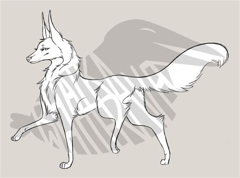 Fox Base 1 P2u Lineart By Rhaikawhiteraven On Deviantart