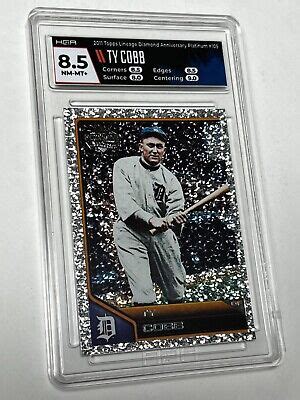 2011 Topps Ty Cobb Lineage Diamond Anniversary Platinum 105 HGA 8 5 NM