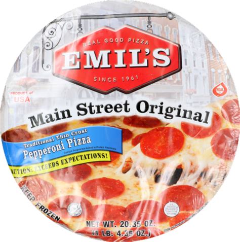 Emil S Original Thin Crust Pepperoni Pizza Oz Ralphs