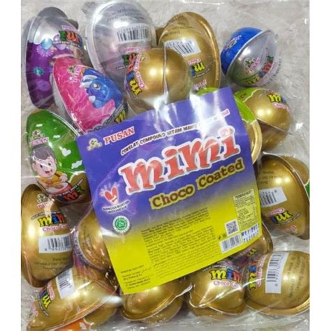 Jual Coklat Cokelat Mimi Choco Coated Bentuk Telur Isi Pcs Gr