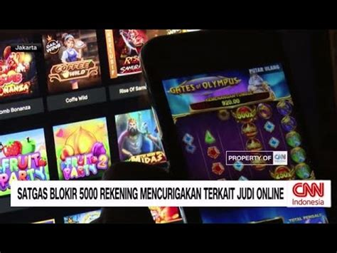 Satgas Blokir Rekening Mencurigakan Terkait Judi Online Youtube