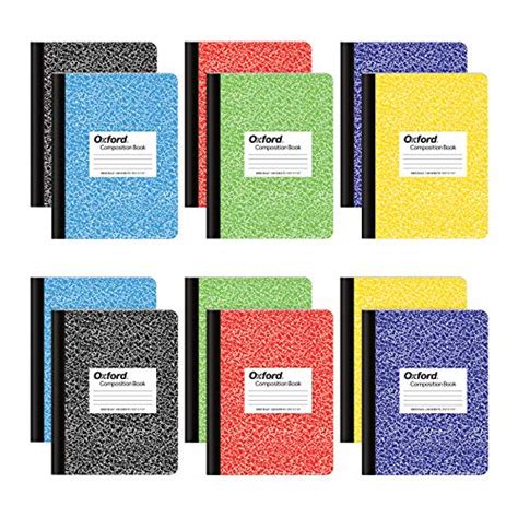 Oxford Composition Notebooks Wide Ruled Paper 9 34 X 7 12