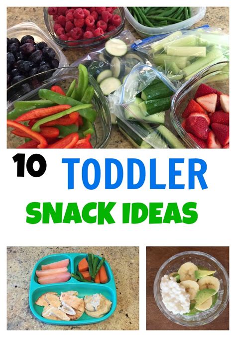 10 Toddler Snack Ideas - Mom to Mom Nutrition