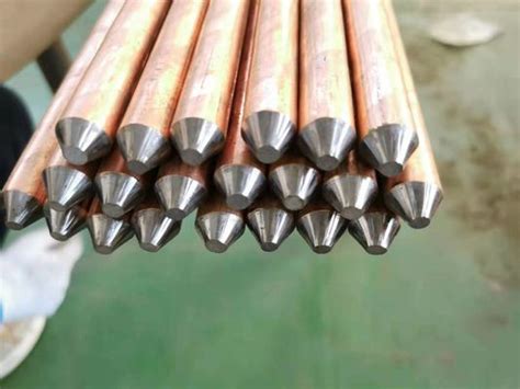 Mm Pointed Copper Clad Steel Ground Rod For Cable Tv