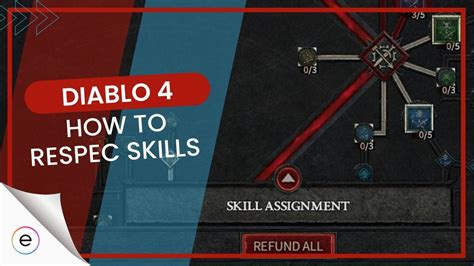 Diablo How To Respec Reset Individual Skills Exputer