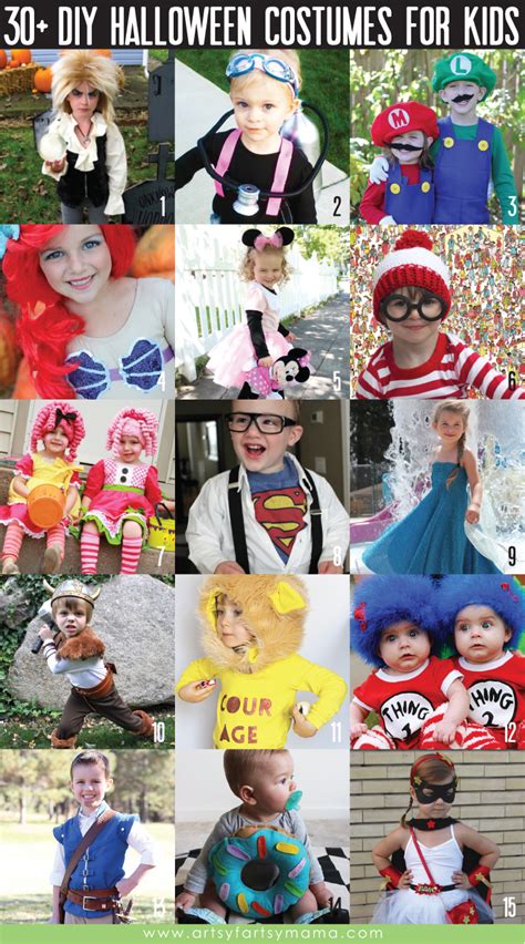 30+ DIY Kids Halloween Costumes | artsy-fartsy mama