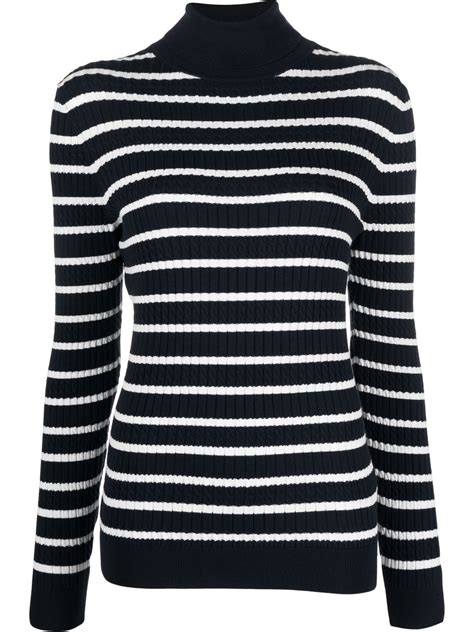 Tommy Hilfiger Striped Roll Neck Jumper Farfetch