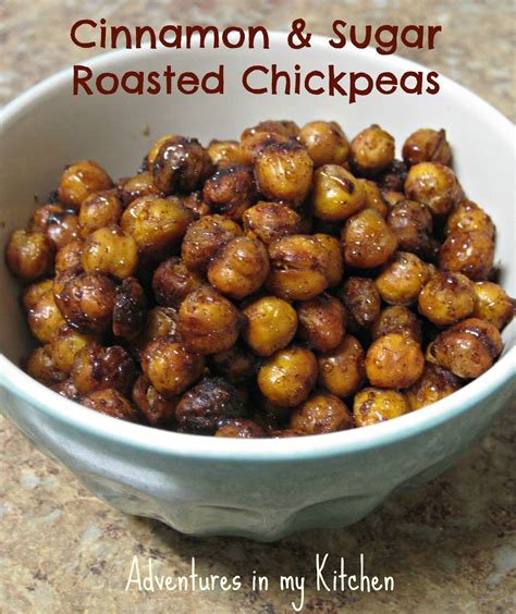 Cinnamon Sugar Roasted Chickpeas Linky Party