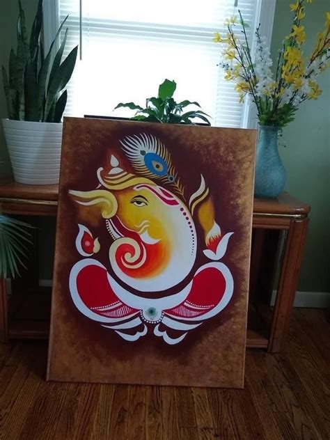 Pin By Shreya Shrestha Pradhan On Mandala Art Lesson Ganesh Art