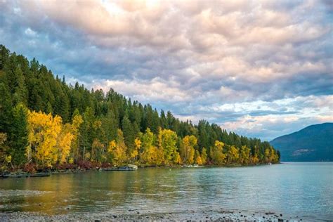 Fall At Whitefish Lake Montana Travel Travel And Tourism Fall Colors