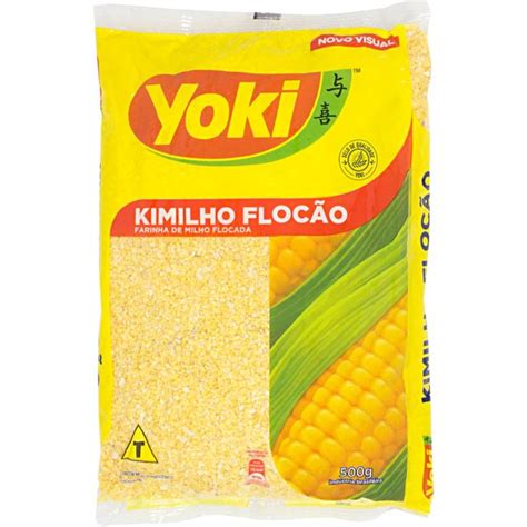 Yoki Kimilho Flocao Farinha De Milho Flocada G Corn Flour Flakes