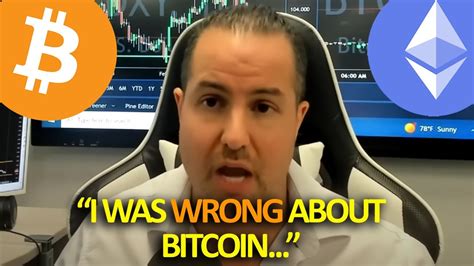 Gareth Soloway There S A Big Change On The Horizon For Bitcoin Youtube