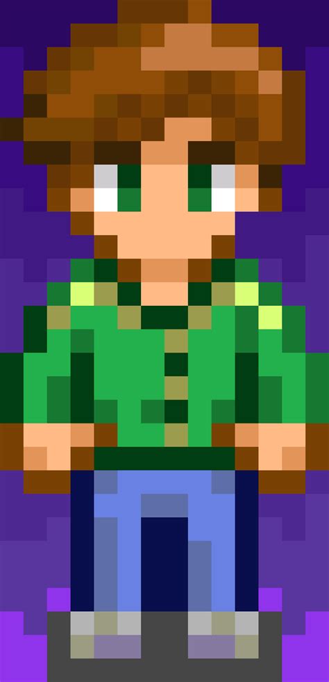 Pixilart Alex Stardew Valley Npc By Stitchmaui