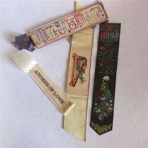 Collection Antique Victorian Sampler Bookmarks By Neatcurios Unique