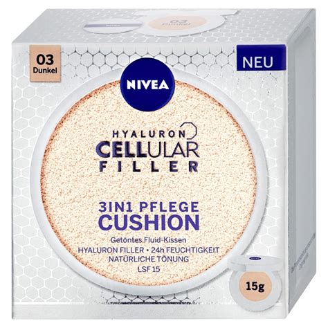 Nivea Hyaluron Cellular Filler Njegujući Jastučić 3u1 03 Dark 15 G