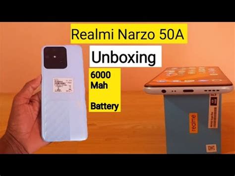 Realmi Narzo 50A unboxing 😍 | Realmi Narzo 50A first impression | 6000 ...