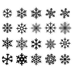 Snowflake Svg Bundle Snowflake Clipart Designs Premiumsvg