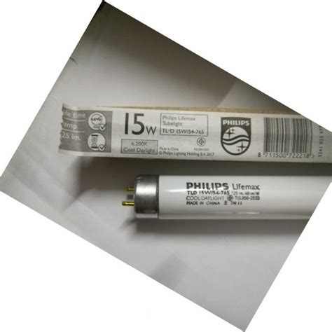 Philips T8 Lamp 15W Lamp TLD 54 765 Fluorescent Lamp 15W Total Length 45 Cm