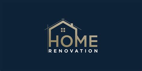 Home logo vector with creative concept for renovation building company ...