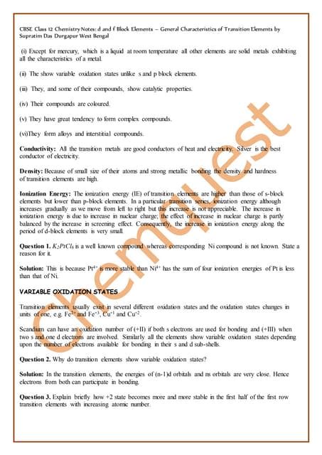 D f-block chemistry-12 | PDF