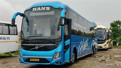 Hans Travels Mumbai To Indore Volvo B R S Volvo Bus Travel Youtube